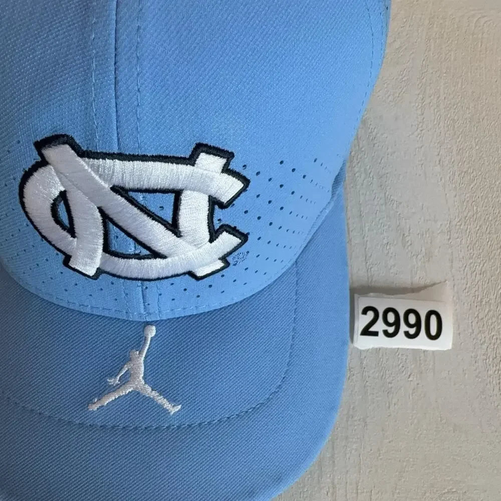 North Carolina Tar Heels Hat Flex Fit Cap Mens XL UNC Blue Jordan Basketball